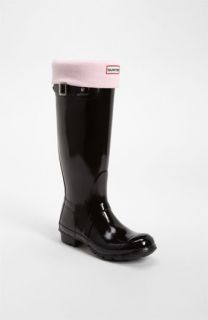 Hunter Tall Gloss Rain Boot & Fleece Welly Socks