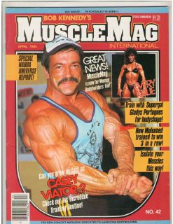 MuscleMag bodybuilding fitness magazine/Casey Viator/Gladys Portugues