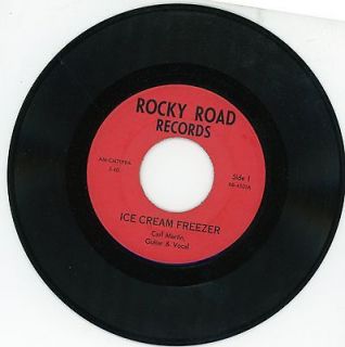 Carl Martin   Ice Cream Freezer/Seaboard Stomp 45 rpm Rocky Road label