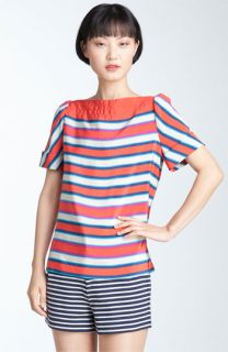 MARC BY MARC JACOBS Jacobson Stripe Silk Top