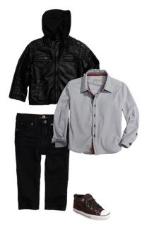 Black Rivet Jacket & Sovereign Code Shirt (Toddler)