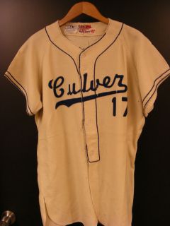 Antique Rawlings 17 Culver City Baseball Jersey with Felt Letters SZ42