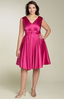 Suzi Chin for Maggy Boutique Silk Party Dress (Plus)