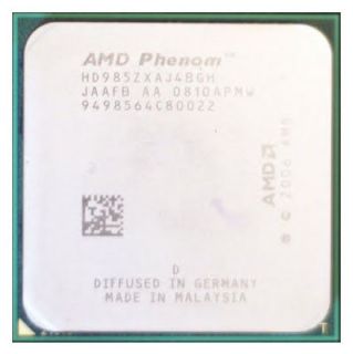 AMD Phenom X4 9850 Black Edition Quad Core 2.5GHz AM2+ HD985ZXAJ4BGH