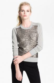 Diane von Furstenberg Paryse Sequin Silk Sweater