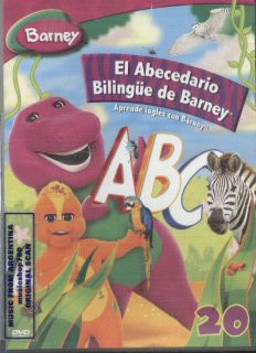 DVD BARNEY ABECEDARIO BILINGUE IN SPANISH SEALED NEW LEARN ENGLISH