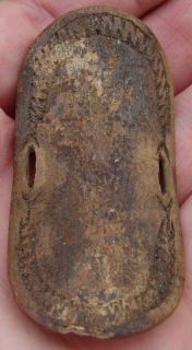 11/16 Decorated Bone, Arizona, Carved with Rattlesnakes, x M. Hough