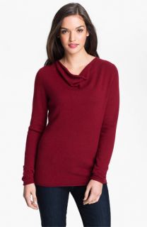 Saffron Drape Neck Cashmere Sweater