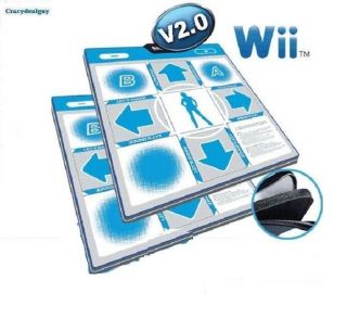 2pcs Wii Deluxe Foam Dance Pads V2.0 for Wii Hottest Party ~F
