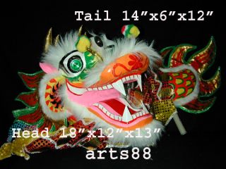 Chinese Kung Fu Authentic Dragon Dance Head Body 70L