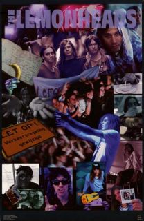 the lemonheads dando collage orig 1993 22x34 poster condition mint