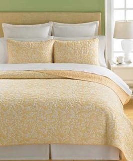 Martha Stewart Aspendale Yellow Two Standard Pillowshams