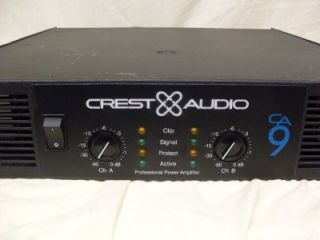 crest audio ca9 power amplifier ca 9 amp
