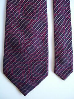 2751 Daniel Milano Silk Necktie Mens Tie Dark Purple
