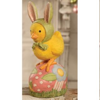  Engelbreit Bunny Girl Easter Basket for Bethany Lowe ME0240
