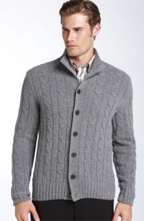 Façonnable Cable Knit Lambswool Cardigan