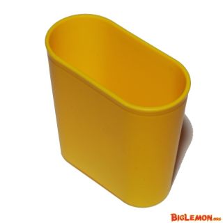 Large Dice Cup Shaker Beaker Oval Yellow