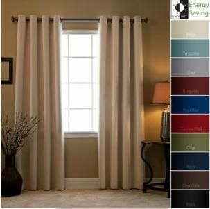  Top Thermal Insulated 64 84 95 or 108 inch Blackout Curtain