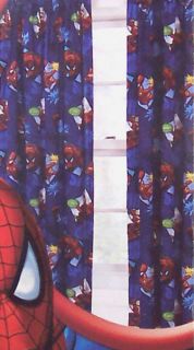 Spiderman Window Treatment Curtains Drapes Boys