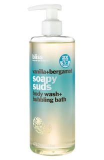 bliss® Vanilla + Bergamot Soapy Suds Body Wash + Bubbling Bath ($36 Value)