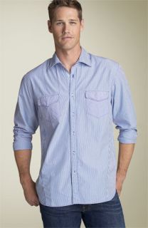 Nove Yarn Dyed Woven Long Sleeve Shirt