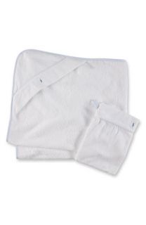 Ralph Lauren Hooded Towel & Mitt Set (Infant)