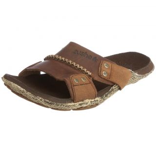 Cushe Mens Manuka Slide Sandals Old Brown