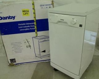 Danby DDW1899WP 8 Place Setting Portable Dishwasher White