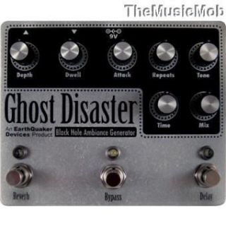  EARTHQUAKER DEVICES GHOST DISASTER DELAY REVERB PEDAL 0 US S H w CABLE