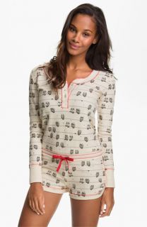 Kensie Quite the Character Thermal Knit Romper