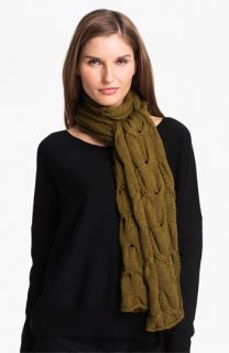 Eileen Fisher Cabled Merino Wool Scarf (Online Exclusive)