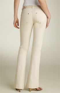 MICHAEL Michael Kors Bootcut Stretch Jeans with Belt (Petite)