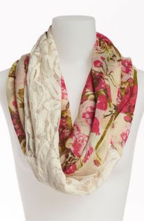 BP. Floral Lace Infinity Scarf
