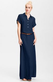 FELICITY & COCO Belted Maxi Shirtdress ( Exclusive)