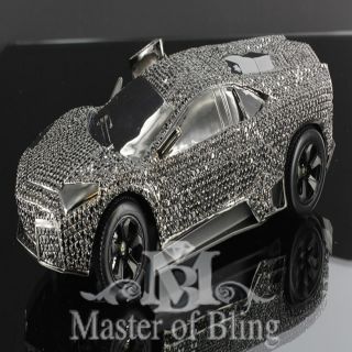 Mens New Hip Hop Bling Custom Charm Car Iced Out Necklace Pendant Lab