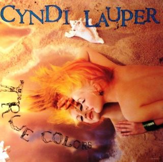Cyndi Lauper True Colors RARE Lithograph Art Poster