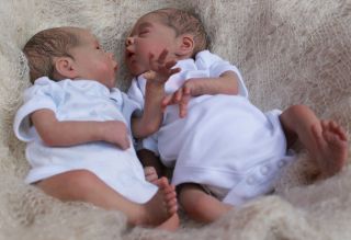 Beautiful RebornTwin Babies Mavie and Julie by Evelina Wosnjuk