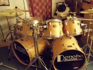  10 Piece Donoho Custom Drum Set