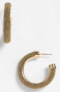 Adami & Martucci Mesh Small Hoop Earrings ( Exclusive)