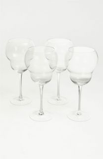 Bubble Red Wine Glasses (Set of 4)