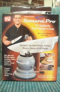  Samurai Pro Knife Sharpener with Suction Cup Base as Seen on TV