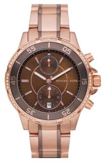 Michael Kors Garret Chronograph & Crystal Watch