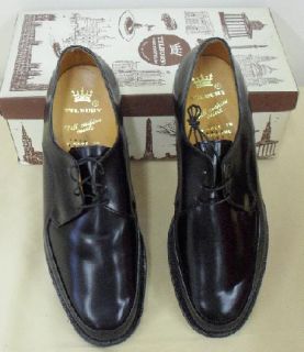 Men Vtg 60s Mad Men Dress Hi Quality Leather Soles Shoes Tilbury