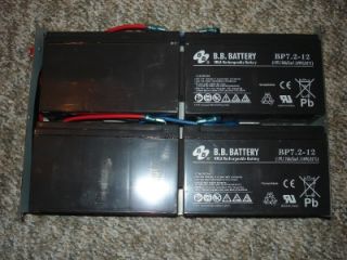 CyberPower 1500AVR UPS Replacement Batteries BP7 2 12