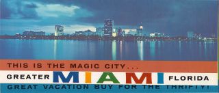  Brochure Greater Miami Beach Florida Dade County Pictures