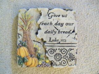 New religious daily bread kitchen wall decor prayer plaque house