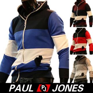 Paul Jones Mens Colorful Strap Basic Trendy Coats Jackets Outerwear