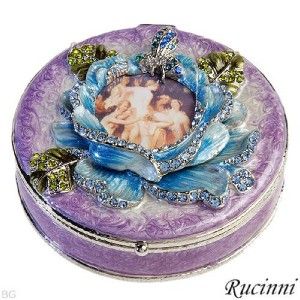 brand new rucinni swarovski crystal trinket box