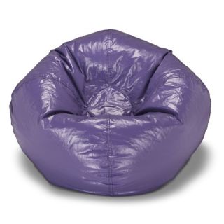Rocker Large Purple Shiny Bean Bag Chair 98008