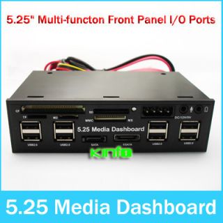 25 Hub USB Dashboard eSATA SATA Media Front Panel Card Reader